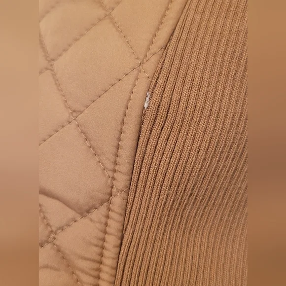 MARC NEW YORK Women's Tan Quilted Vest By Andrew Marc - Picture 5 of 10